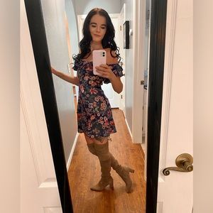 For love and lemons flora off the shoulder mini dress